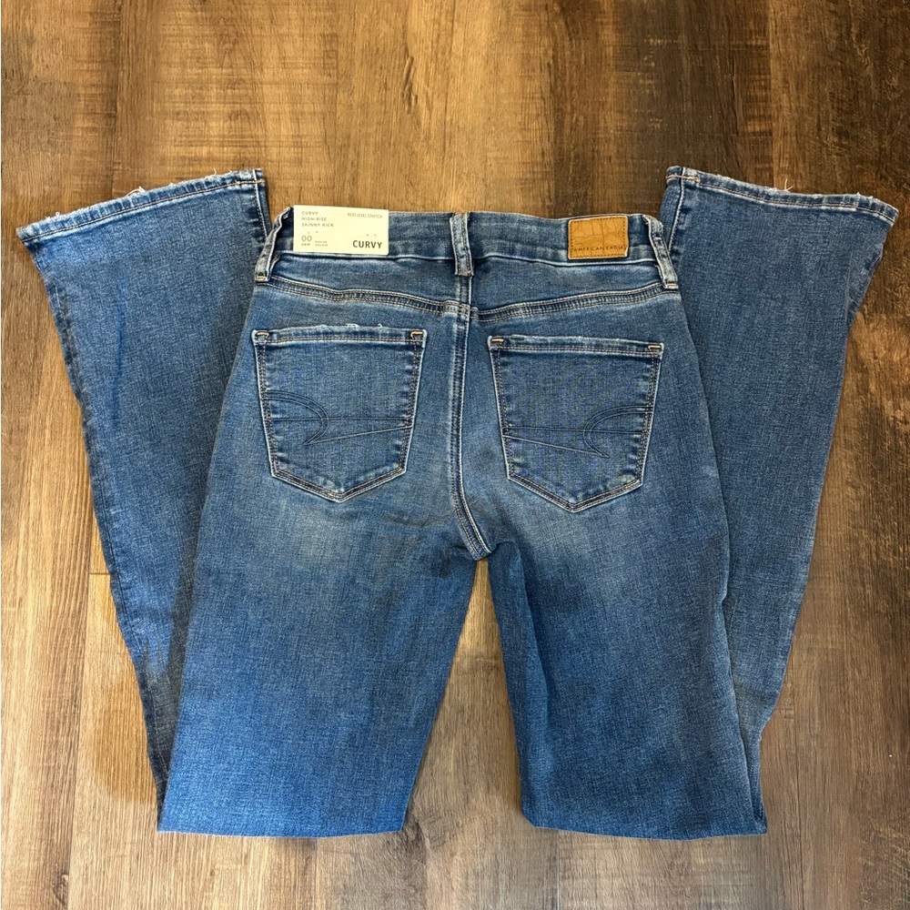 American eagle skinny kick jeans